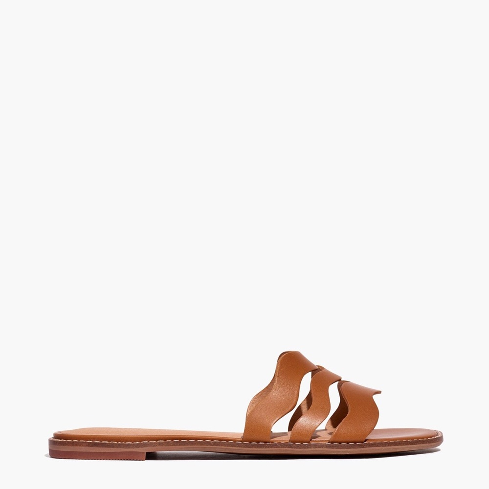 Madewell The Wave Slide Sandal in Vachetta Leather - Picture 4 of 5